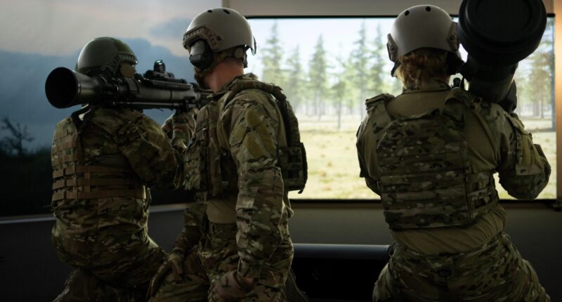 Saab's Ground Combat Indoor Trainer