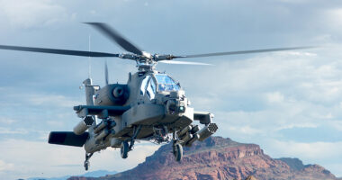 AH-64 Apache helicopter