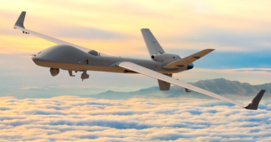 The MQ-9B SkyGuardian is an all-weather ISR-focused drone that can fly for more than 40 hours