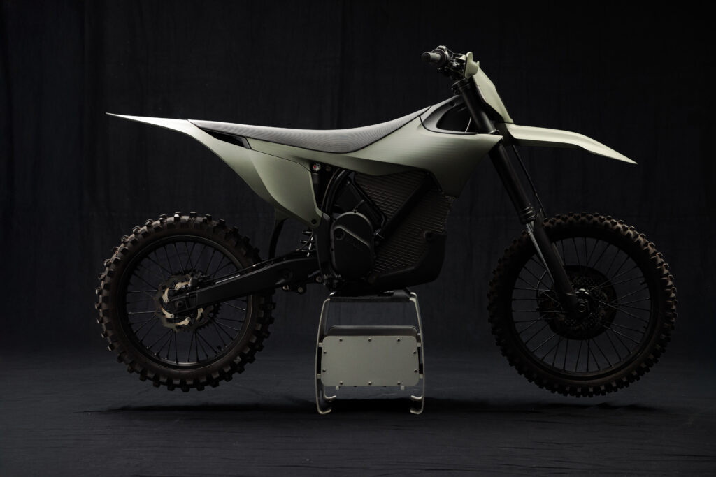 Stark Future's customized bike for military use: the "VARG Skugga" version